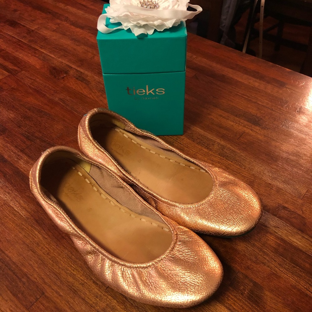 Tieks by Gavrielli in Rose Gold Glam